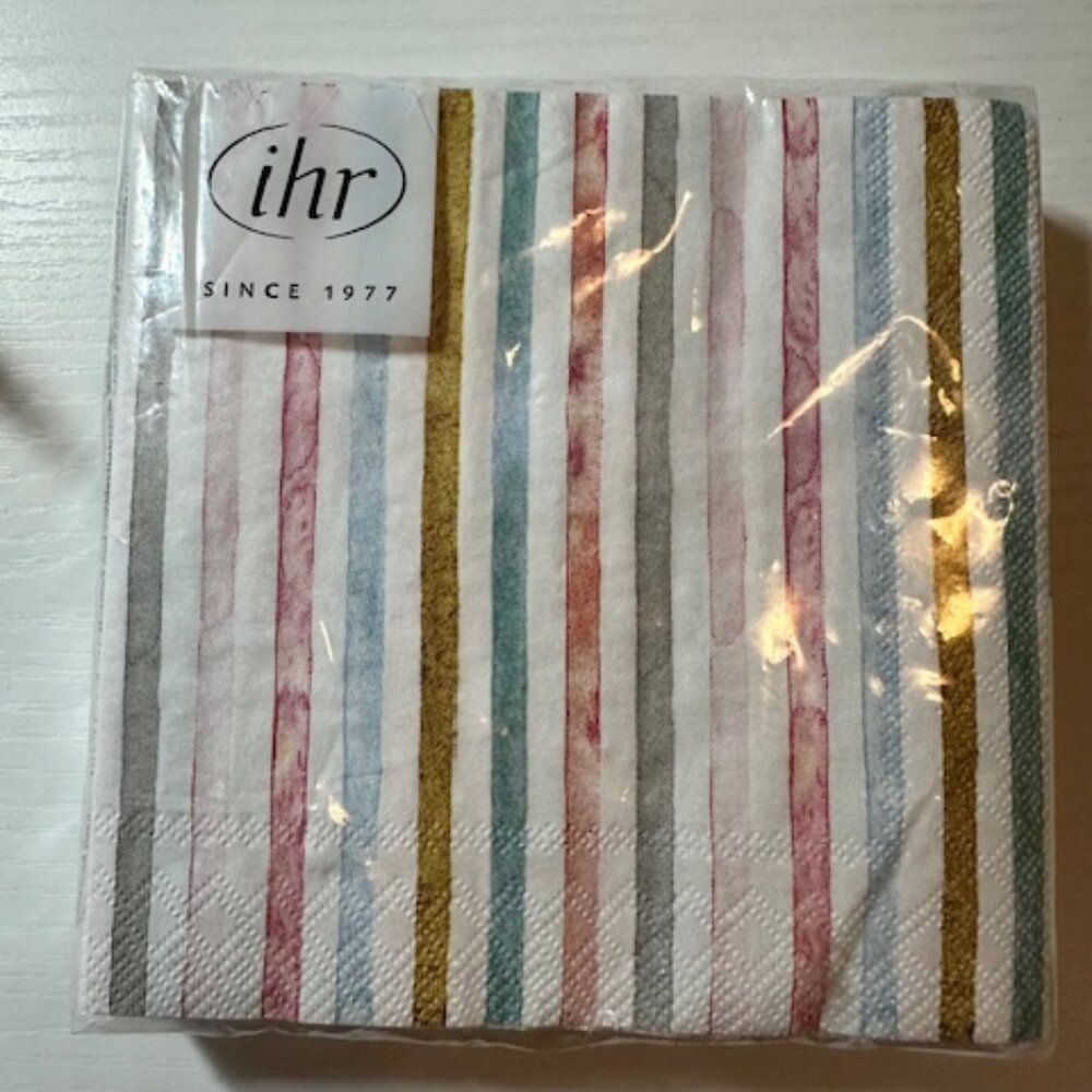 Pastel Napkins in Acrylic Napkin Holder - Picture 2 of 7